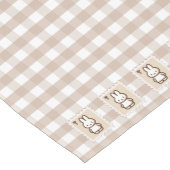 ベージジンガムチイラテ ショートテーブルランナー (コーナー)