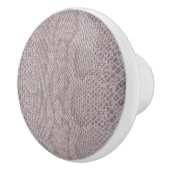 ベージスネークスキンプリントセラミックノブ セラミックノブ (右)