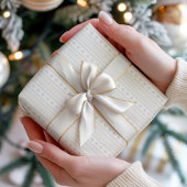 ベージニュートラルカラーパターンラッピング紙 ラッピングペーパー