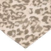 ベージヒョウ柄。 テーブルクロス (アングル)