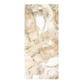 ベージマーブリングデザイン価格表ラックカード ラックカード (裏面)