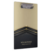 ベージュおよびブラック金ゴールド矢印 クリップボード (右)