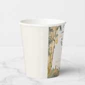 ベージュお洒落バンブアンドパンダ誕生日パーティー 紙コップ (右)