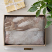 ベージュかわいらし赤面ピンクボホフローラ 薄葉紙 (ギフト)