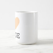 ベージュが好き コーヒーマグカップ (中央)