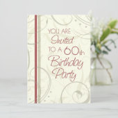 ベージュさん，誕生日パーティーの招待状を60回書く 招待状 (スタンド正面)