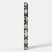 ベージュとブラウンのレトロな円形 Case-Mate iPhoneケース (裏面 / 右)