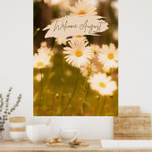 ベージュとブラウンミニマル自然歓迎マーチ ポスター (キッチン)