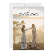 ベージュとブラックのエレガントな結婚式の招待状