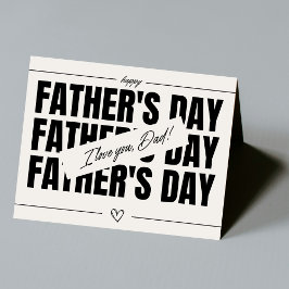 ベージュとブラックのタイポグラフィ カード