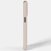 ベージュとブラックのモダンな長方形ロゴ Case-Mate iPhoneケース (裏面 / 右)