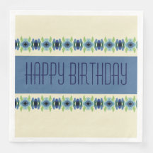 ベージュとブルー