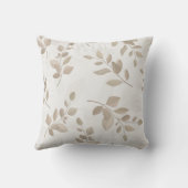 ベージュとホワイトウォーターの色葉の クッション (裏面)