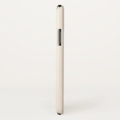 ベージュとホワイトキャンディストライプー Case-Mate iPhoneケース (裏面/右)