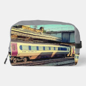 ベージュとマルーンの列車 ドップキット (裏面)