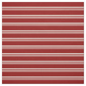 ベージュと濃い赤の線 ファブリック (見本)
