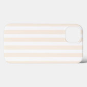 ベージュと白いキャンディストライプーのCase-Mate iPhone cas Case-Mate iPhoneケース (裏面 (横))