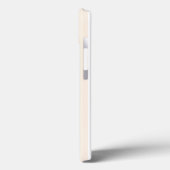 ベージュと白いキャンディストライプーのCase-Mate iPhone cas Case-Mate iPhoneケース (裏面 / 左)