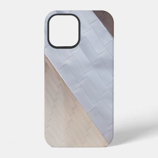 ベージュと白の表面 iPhoneケース (裏面)