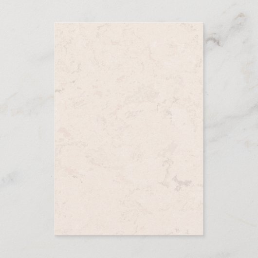 ベージュと茶色の庭園の結婚式QRコード詳細カード エンクロージャーカード (裏面)