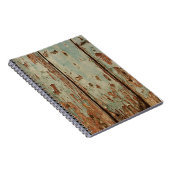 ベージュと茶色の木製ボード ノートブック (右側)