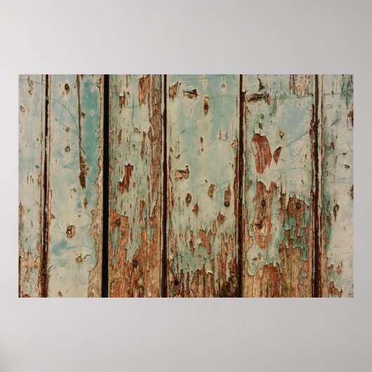 ベージュと茶色の木製ボード ポスター (正面)