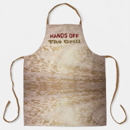 ベージュと金ゴールド エプロン