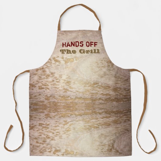 ベージュと金ゴールド エプロン (正面)