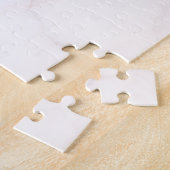 ベージュと黄色の植物月のグラフィック ジグソーパズル (側面)