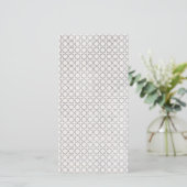 ベージュのイスラム幾何学模様 シーズンカード (スタンド正面)