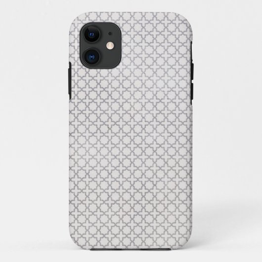 ベージュのイスラム幾何学模様 Case-Mate iPhoneケース (裏面)