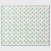 ベージュのシンプルクリスマスを飾った可愛いホリー ラッピングペーパー (フラット)