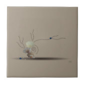 ベージュのシーシェルピンクのタイルとしてビーチの装飾バスルーム タイル (正面)