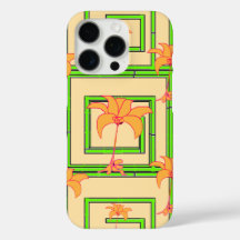 ベージュのジオ フラワープリント