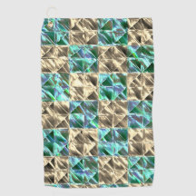 ベージュのタイルまたはステンドチェスにドレスミントグリーン