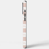 ベージュのチェック柄 ハード Case-Mate iPhoneケース (裏面 / 左)