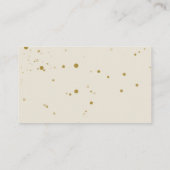 ベージュのリスが本を持ってきて エンクロージャーカード (裏面)