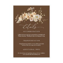 ベージュのワイルドフラワーの結婚式詳細