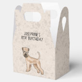 ベージュの上にソフトコートウィートテリア犬と文字 フェイバーボックス (オープン)