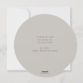 ベージュの丸型/角型 スノーベリー+ユーカリの写真 シーズンカード (裏面)