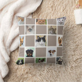 ベージュの猫カスタムと犬の写真|過去記事 クッション (ブランケット)