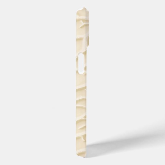 ベージュの石目テクスチャーiPhoneケース ナチュラルデザイン Case-Mate iPhoneケース (裏面 / 右)