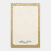 ベージュの翼 ポストイット (正面)