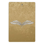 ベージュの翼 ミニクリップボード (裏面)