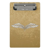 ベージュの翼 ミニクリップボード (正面)
