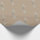 ベージュの翼 ラッピングペーパー (角)