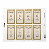 ベージュの翼 ラベル (フルシート)