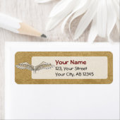 ベージュの翼 ラベル (インサイチュ)