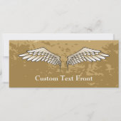 ベージュの翼 招待状 (正面)