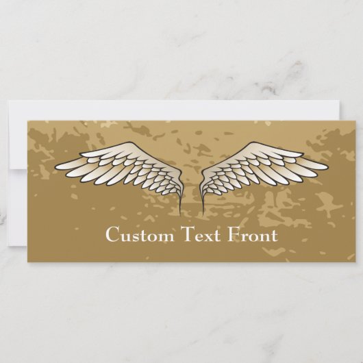 ベージュの翼 招待状 (正面)